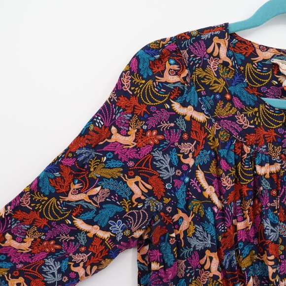 Colorful Patterned Women's Top - Picture 7 of 16